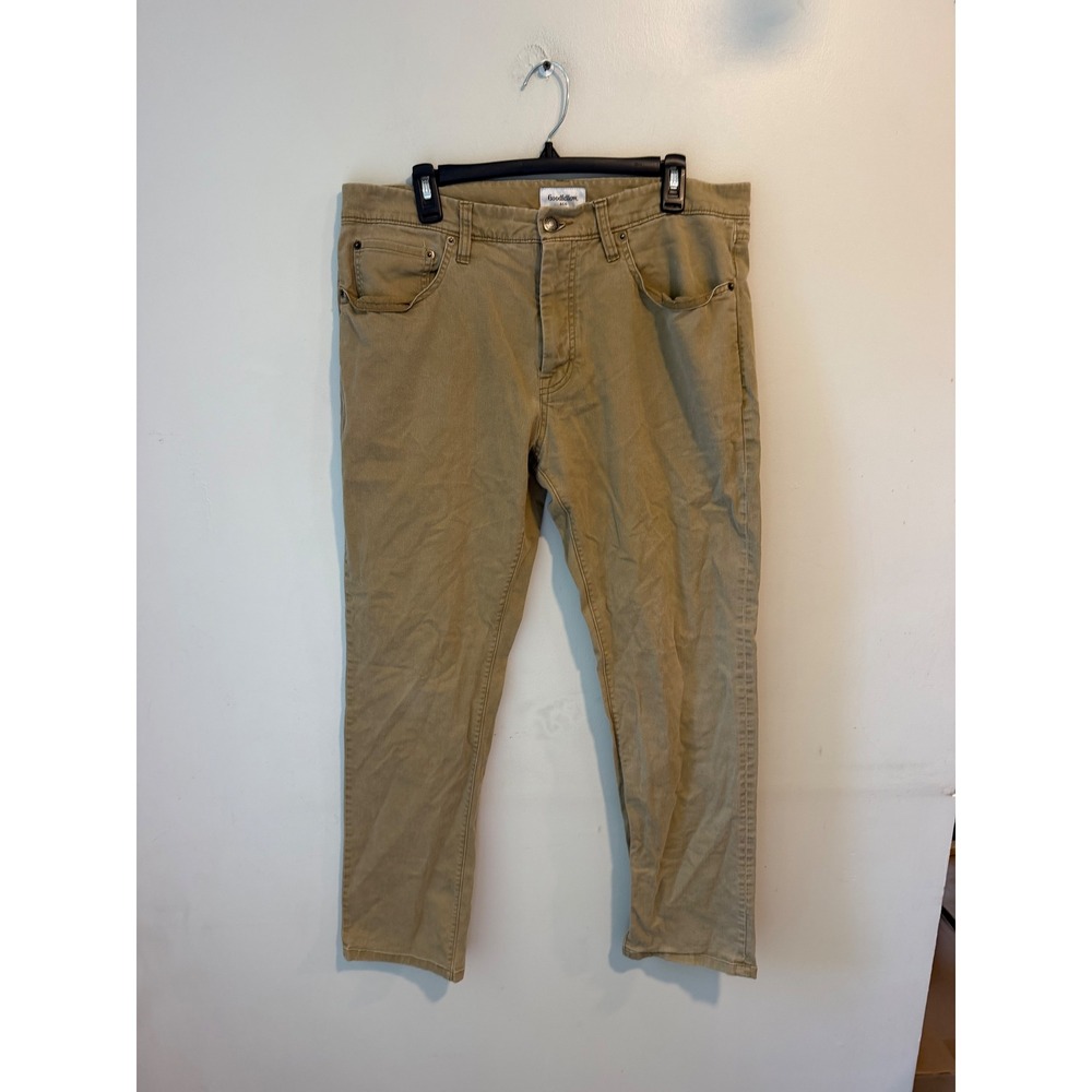 Goodfellow & Co Mens Slim Fit Khaki Chino Pants Tan 36x32